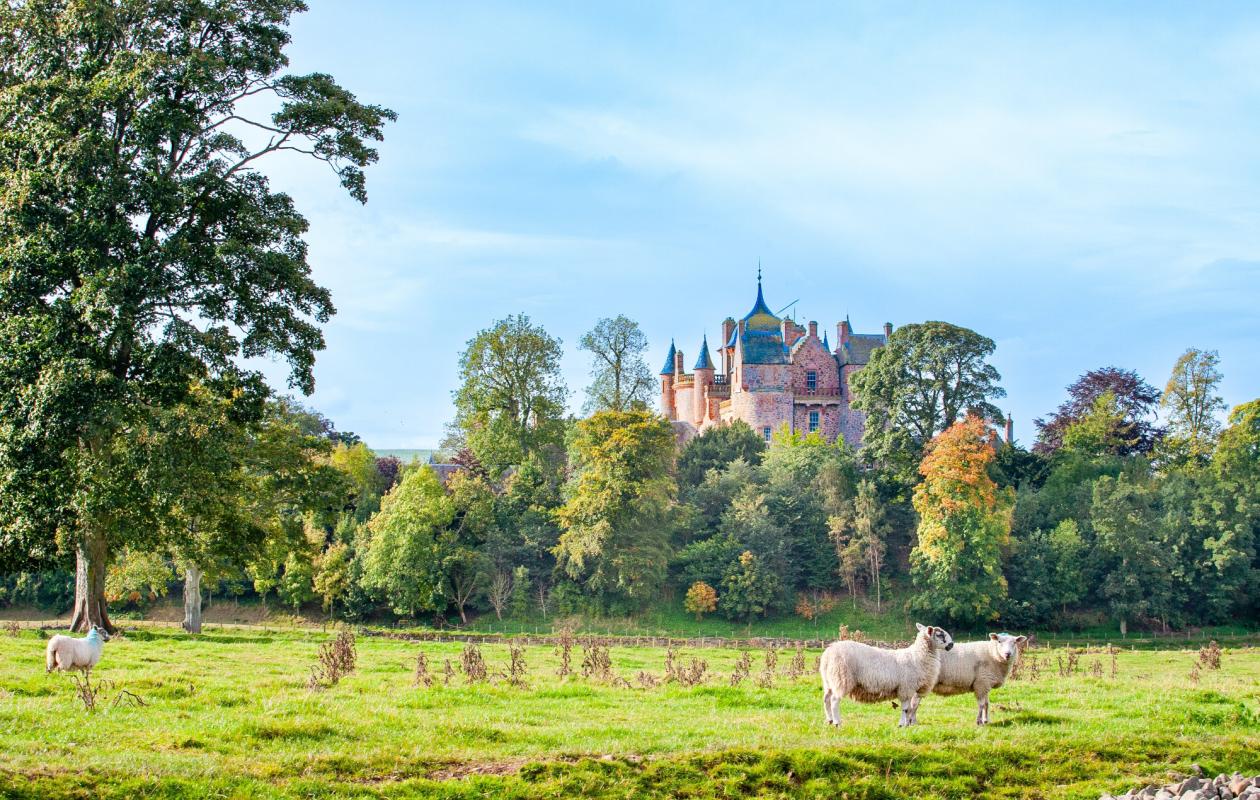 Historic Thirlestane Castle near Lauder