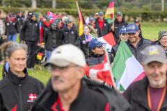 Competitors at opening ceremony