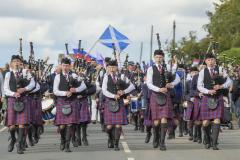 Pipe band at opening ceremony